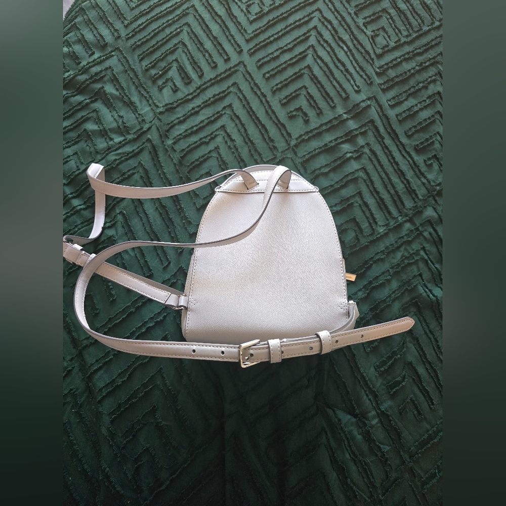 Kate Spade Light Grey Gray Mini Backpack - Picture 4 of 4